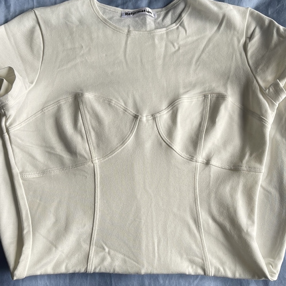 Reformation white dress